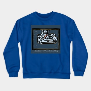 Alcubierre Warp Drive Ship Crewneck Sweatshirt